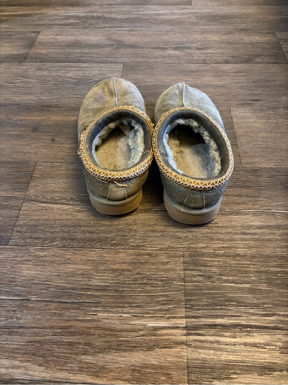 UGG Tasman Slippers Burnt Olive Braid Comfy Loungewear Women's Shoes Size 9 - Picture 3 of 6
